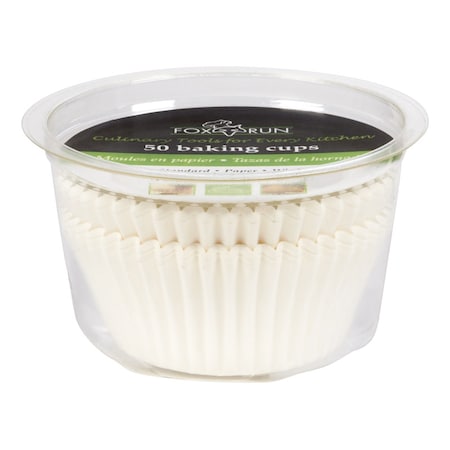 Fox Run Fox Run 3 in. W Baking Muffin Cups White 50 4955